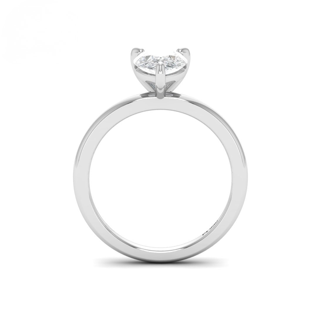 Pear Diamond Hidden Halo Engagement Ring  AAC00046