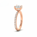  Heart Diamond Band Engagement Ring  AAC00081