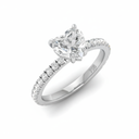  Heart Diamond Band Engagement Ring  AAC00081