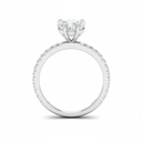  Heart Diamond Band Engagement Ring  AAC00081