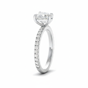  Heart Diamond Band Engagement Ring  AAC00081