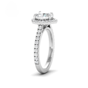 Heart Diamond Halo Engagement Ring   AAC00021