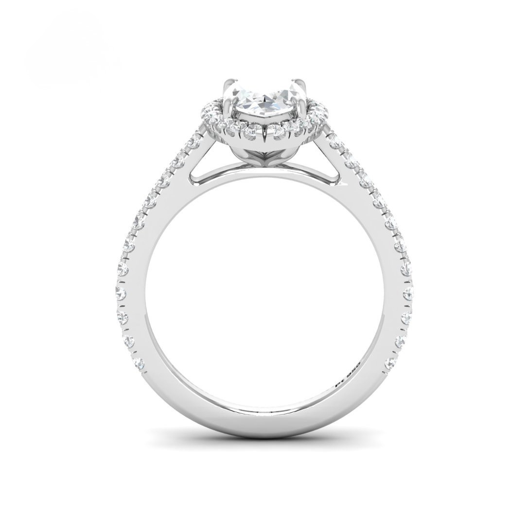 Marquise Diamond Halo Engagement Ring AAC00031