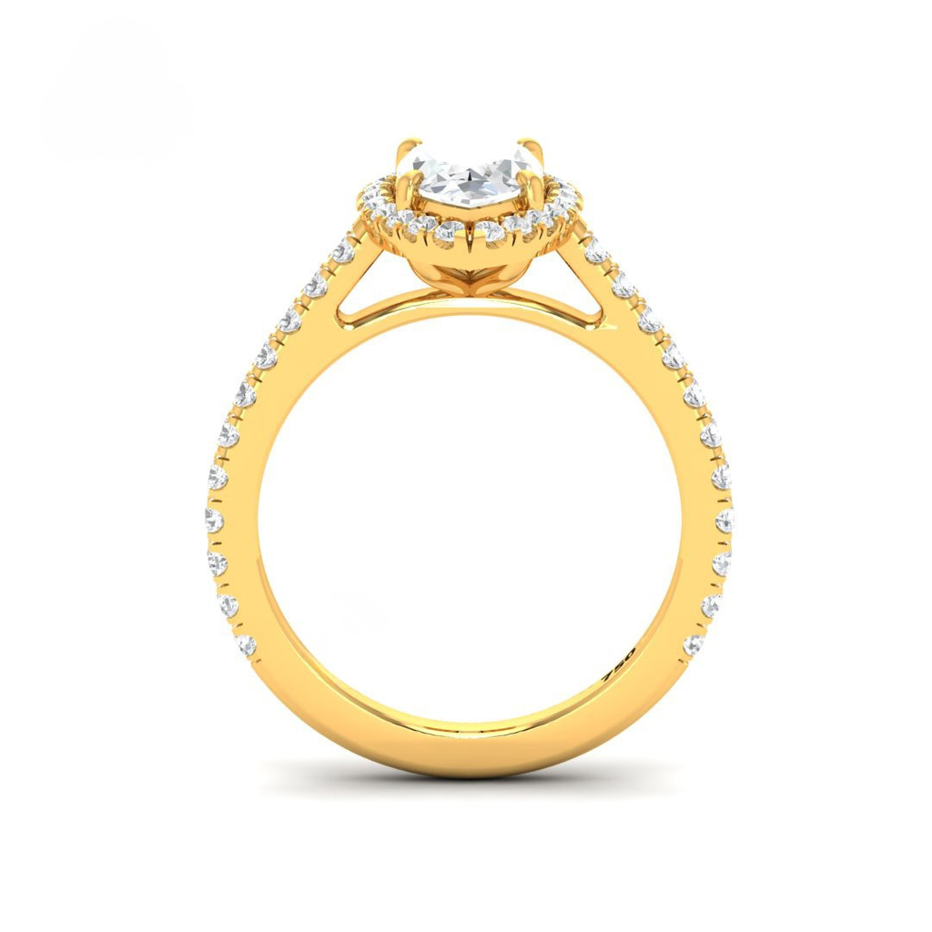 Marquise Diamond Halo Engagement Ring AAC00031