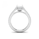 Radiant Diamond Halo Engagement Ring AAC00088