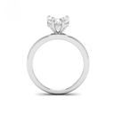 Heart Diamond Hidden Halo Engagement Ring AAC00058