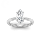 Marquise Diamond Hidden Halo Engagement Ring AAC00091