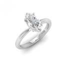 Marquise Diamond Hidden Halo Engagement Ring AAC00091