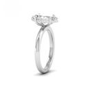 Marquise Diamond Hidden Halo Engagement Ring AAC00091