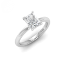Radiant Diamond Hidden Halo Engagement Ring AAC00096