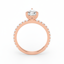 Pear Diamond Band Engagement Ring AAC00093