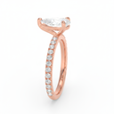 Pear Diamond Band Engagement Ring AAC00093