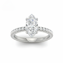 Marquise Diamond Band Engagement Ring  AAC00017