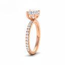 Round Diamond Band Engagement Ring AAC00002