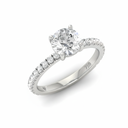 Round Diamond Band Engagement Ring AAC00002