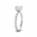 Round Diamond Band Engagement Ring AAC00002