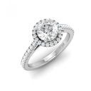 Round Diamond Halo Engagement Ring AAC00085
