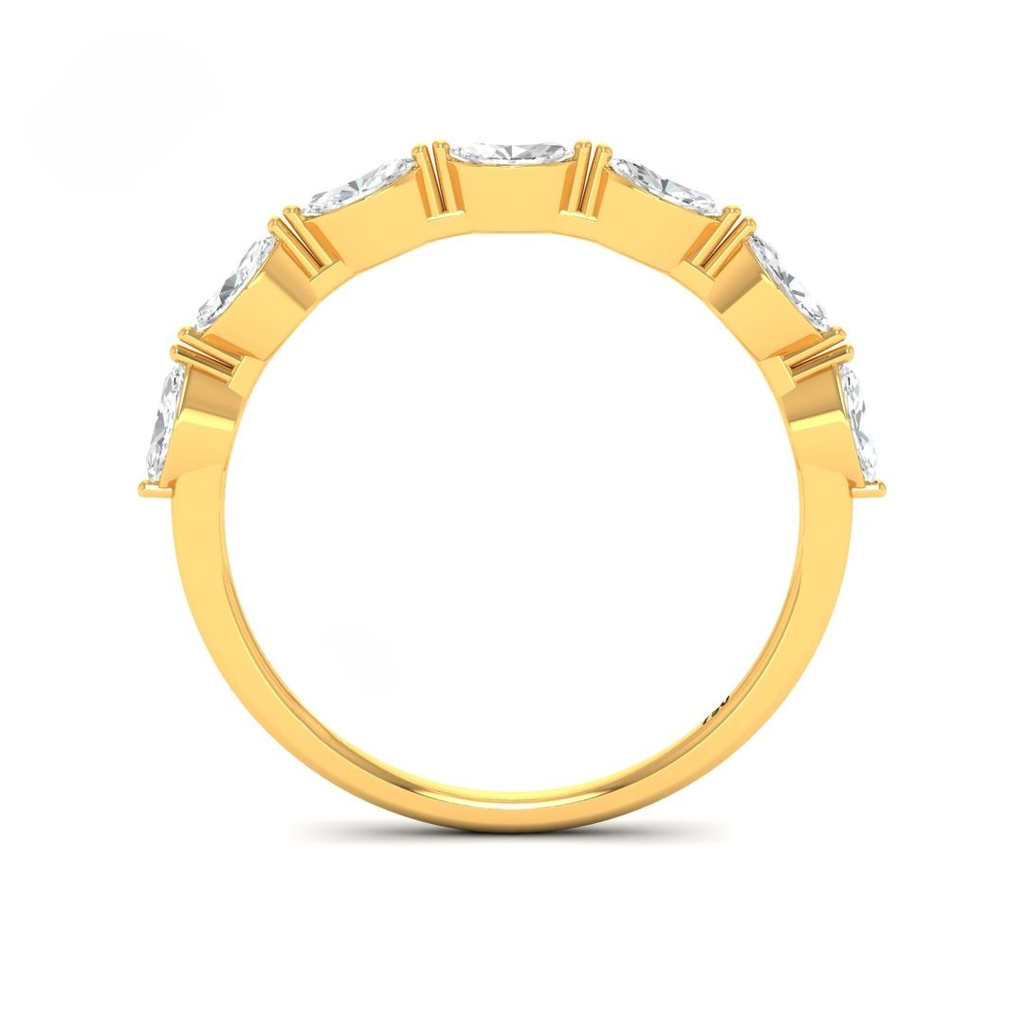  Marquise Cut Diamond Wedding Band