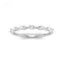  Marquise Cut Diamond Wedding Band