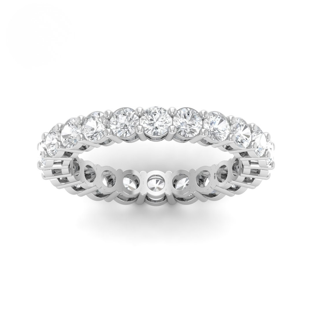 AAC00115  Round Cut Full Wedding Band