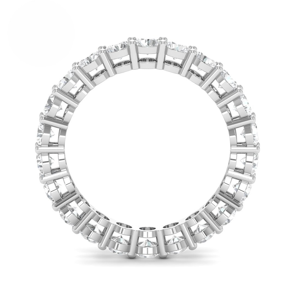 AAC00115  Round Cut Full Wedding Band