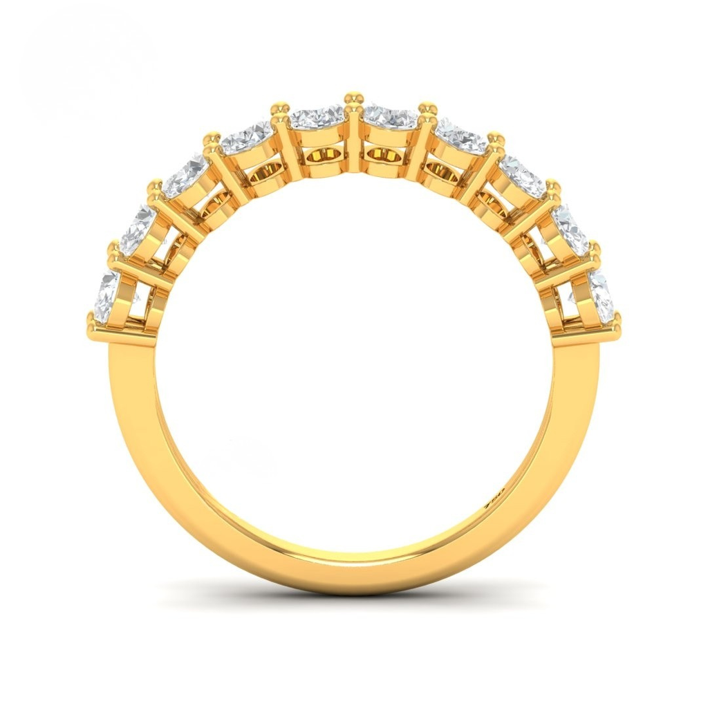 1.50 Ct Oval cut wedding band  AAC00033