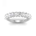 1.50 Ct Oval cut wedding band  AAC00033