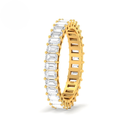   Emerald cut wedding band 3.00 Ct AAC00138
