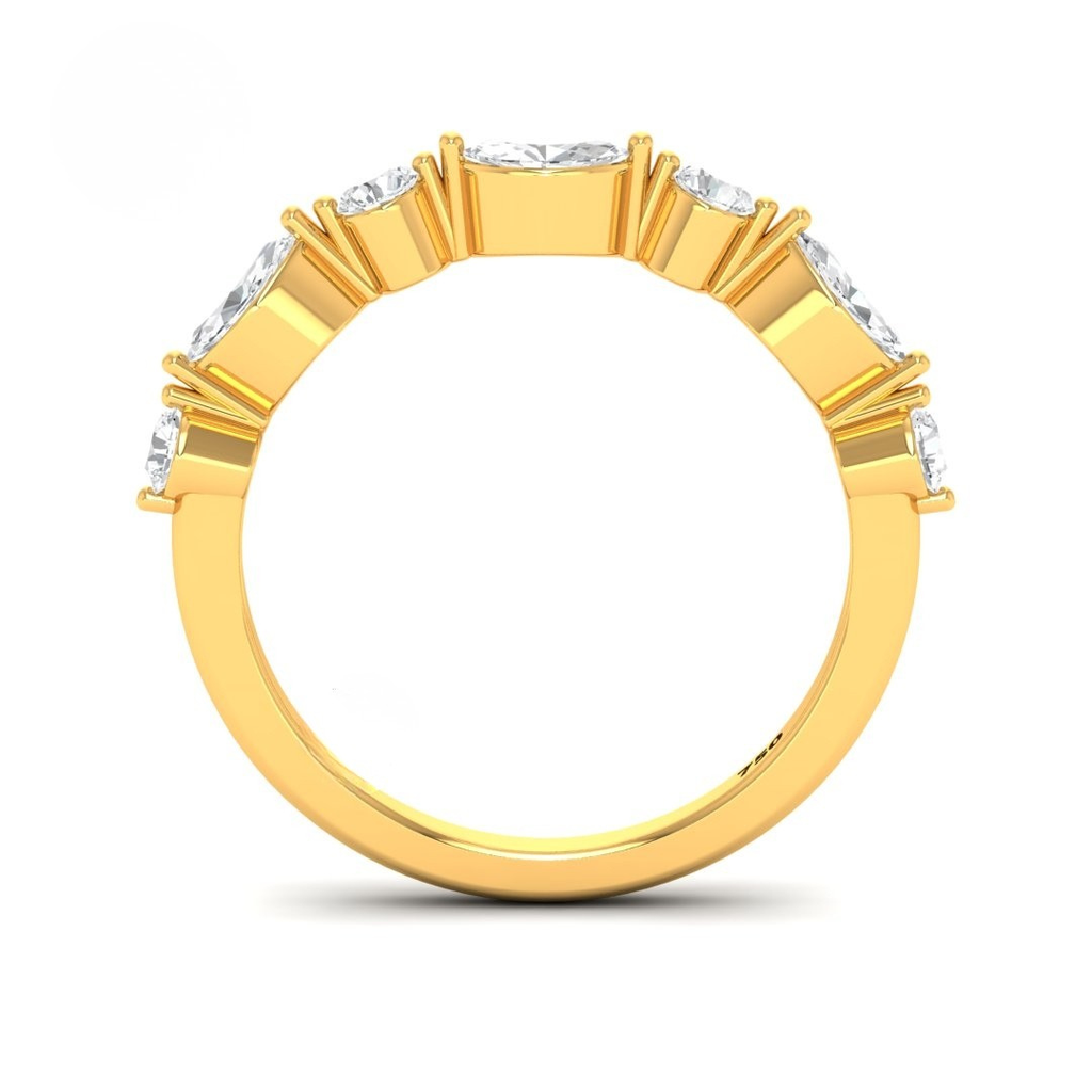 2 stone Diamond wedding Band AAC00140