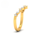 2 stone Cut Diamond Wedding Band AAC00144