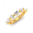 2 stone Diamond Wedding Band  AAC00150