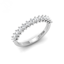 Round Cut Diamond Wedding Band AAC00152