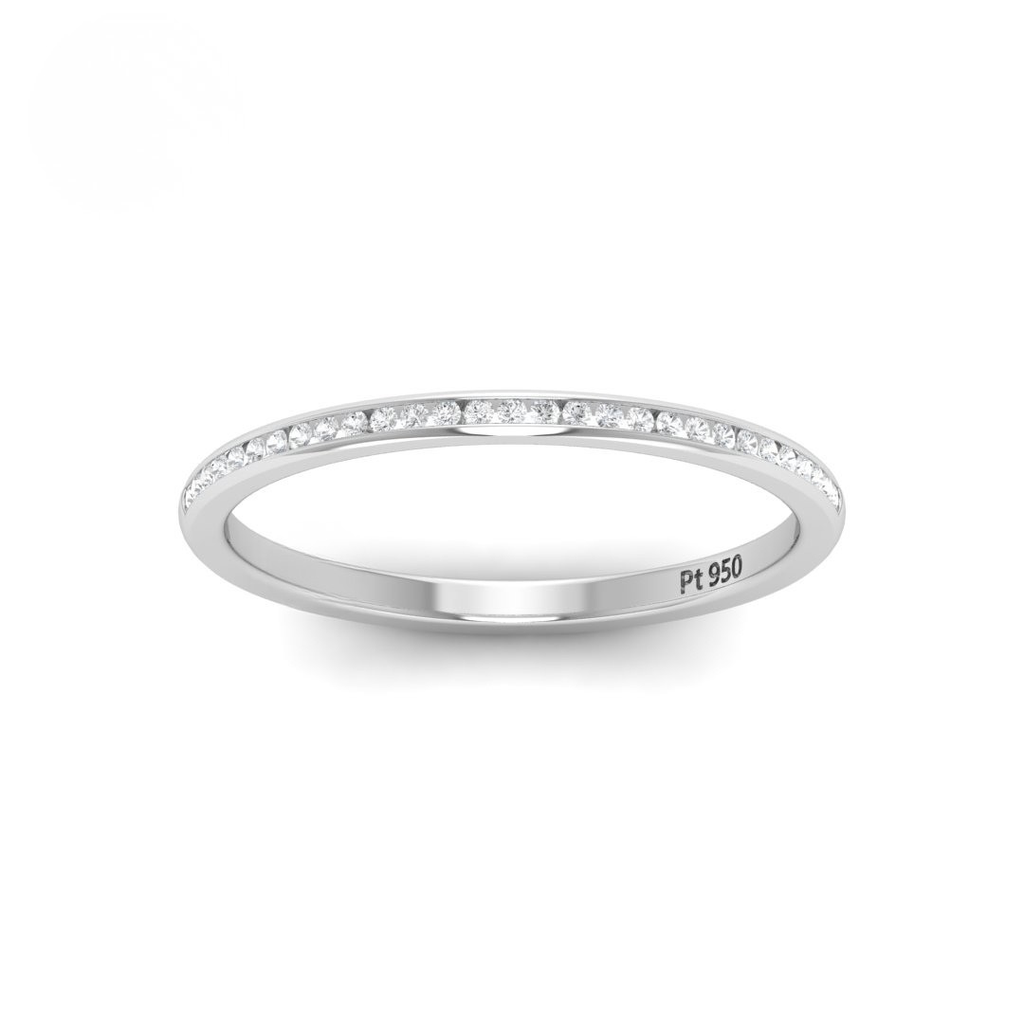  Round Cut Diamond Wedding Band AAC00155