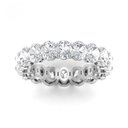  Oval cut wedding band 5.00 Ct  AAC00157