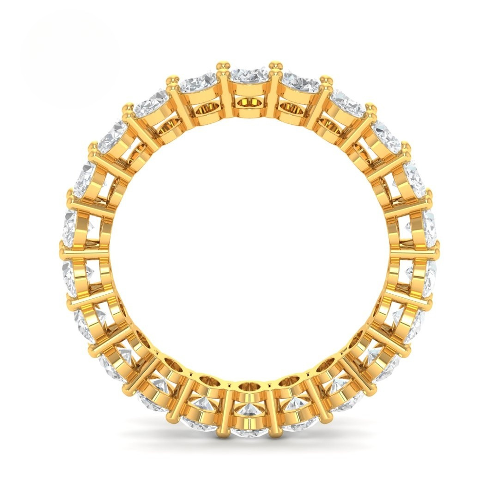 Oval cut wedding band 3.00 Ct AAC00158