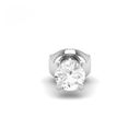  1.00ct ( 0.50ct each ear) total diamond weight stud mounts with push backs