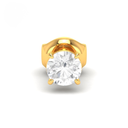 2.00ct ( 1.00ct each ear) total diamond weight stud mounts with push backs