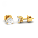 3.00ct ( 1.50ct each ear) total diamond weight stud mounts with push backs 