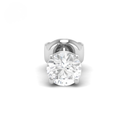 3.00ct ( 1.50ct each ear) total diamond weight stud mounts with push backs 