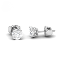 3.00ct ( 1.50ct each ear) total diamond weight stud mounts with push backs 
