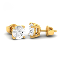 5.00ct ( 2.50ct each ear) total diamond weight stud mounts with push backs  AAC00168
