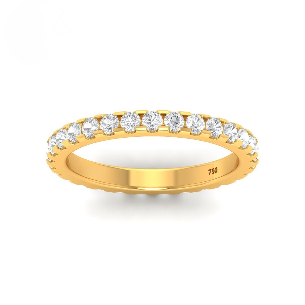 0.60ct Round Cut diamond band AAC00024 