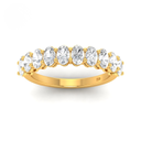 1.50ct oval cut diamond wedding band    AAC00033