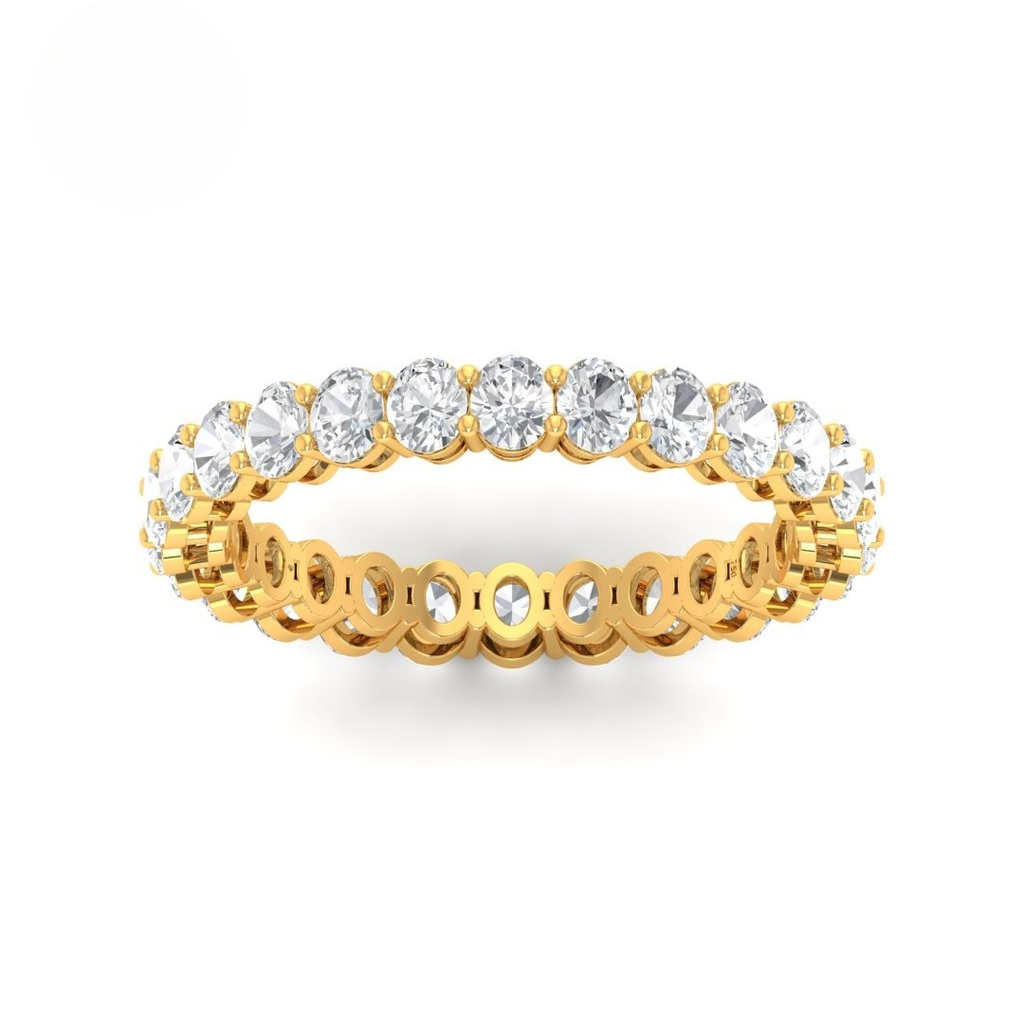 2.00ct oval cut diamond wedding band AAC00159