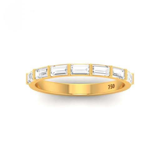  0.80ct Baguette cut lab-grown diamond band AAC00001 
