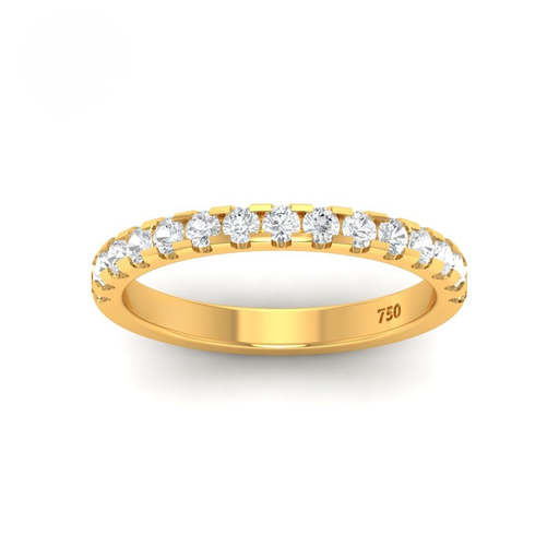  1.00ct round brilliant cut diamond wedding band AAC00009 