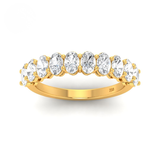 1.50ct oval cut diamond wedding band    AAC00033