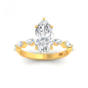 Marquise Cut Diamond with a Marquise Cut Diamond Band  AAC00087 