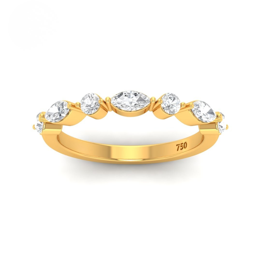 0.75ct 2 stone diamond wedding band AAC00140