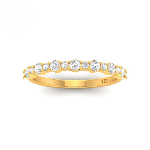 Round Cut Diamond Wedding Band AAC00142
